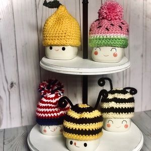 Set of Four Marshmallow Mugs